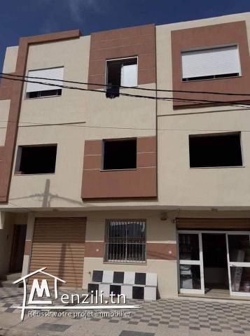 un superbe appartement cité kelibia + projet commercial