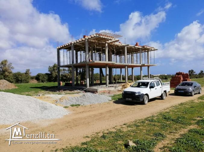 Duplex en cours de construction