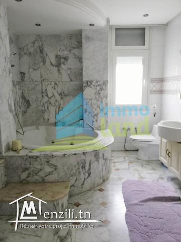 villa de 690 m2 sur un terrain de 520 m2 à Menzah 8