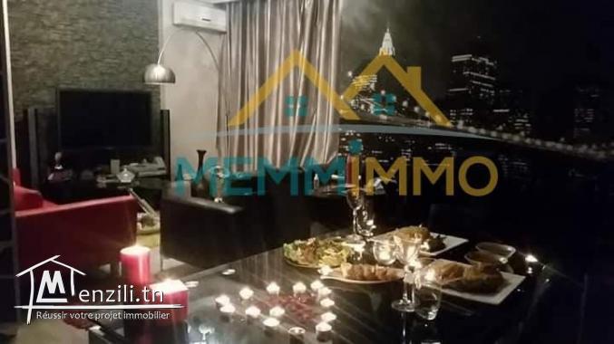 Appartement S+1 meublé avec jardin- Zone Touristique-840TND/Semaine