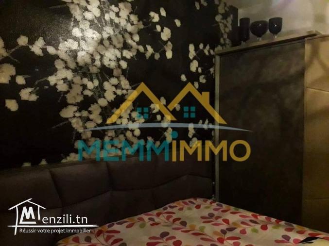 Appartement S+1 meublé avec jardin- Zone Touristique-840TND/Semaine