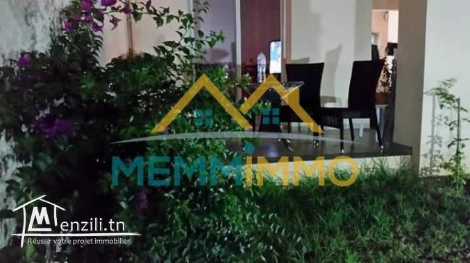 Appartement S+1 meublé avec jardin- Zone Touristique-840TND/Semaine
