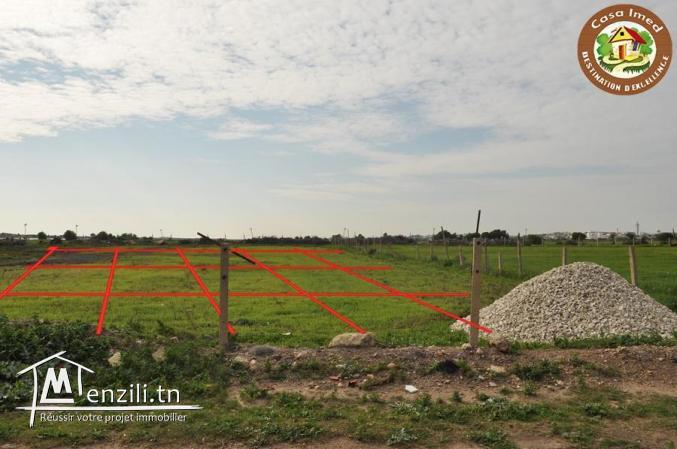 lotissement composé de 8 lots de terrain