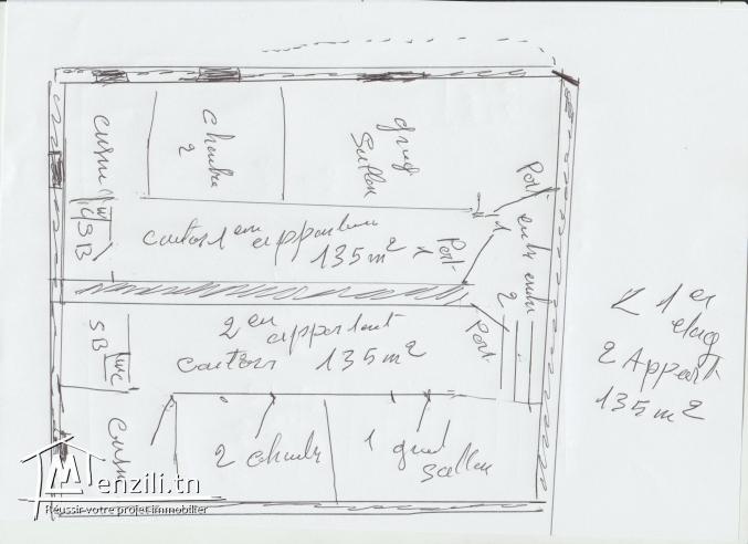 Deux appartement et un garage