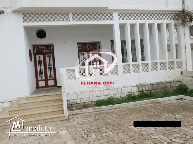 RDC d'une villa à vendre à mahdia