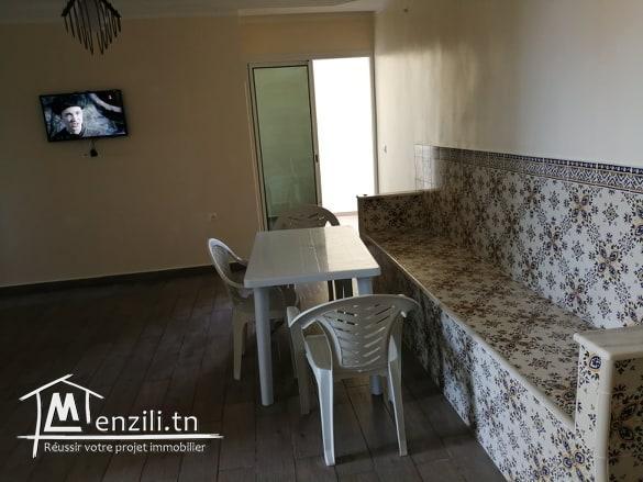 Appartement meublé pour vacance vue sur mer à Rass Dimass Bekalta