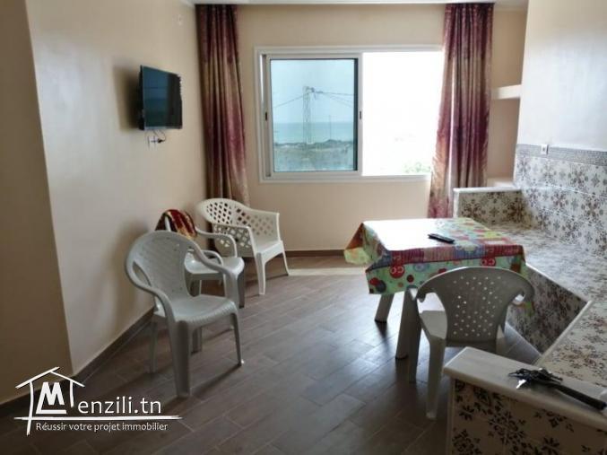 Appartement meublé pour vacance vue sur mer à Rass Dimass Bekalta