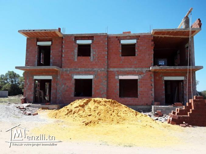 Duplexe vue de mer  à vendre à kerkouane kélibia