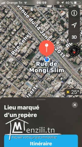 Maison a louer prix 450 dt