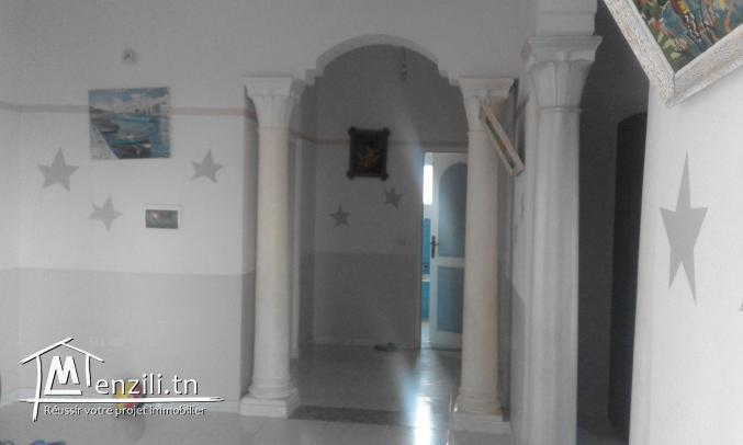 étage  de villa meublée à rafrafplage pour saison d 'été