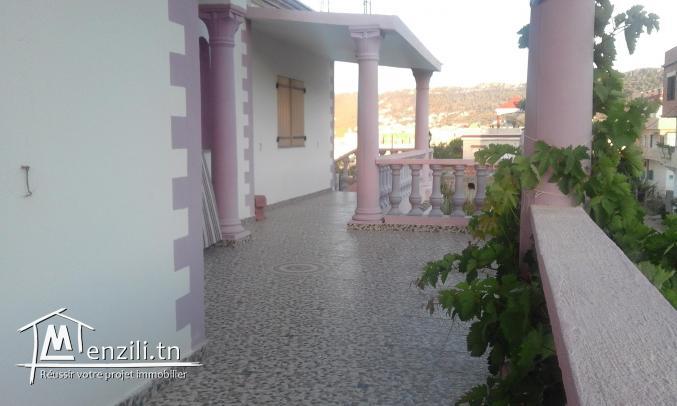 étage  de villa meublée à rafrafplage pour saison d 'été