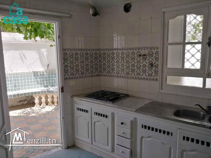 étage de villa en s 3 vide de 170 m² à Hammamet
