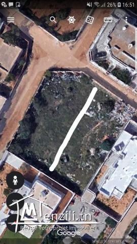 Terrain route manzel chaker 700 m2