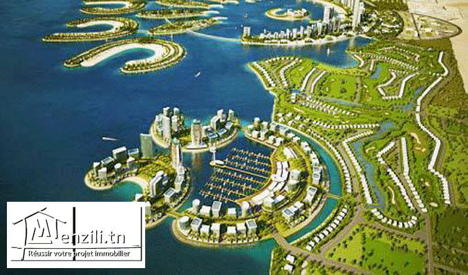 Terrain a vendre a cote du Pôle financier de Raoued