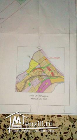 Terrain a vendre a cote du Pôle financier de Raoued