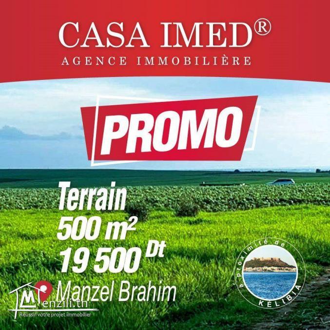 terrain en plein nature à manzel brahim kélibia en promotion