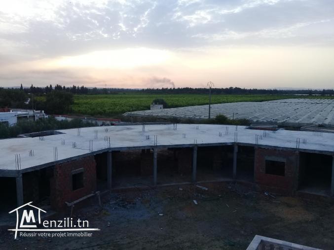 villa inachevée à mornag