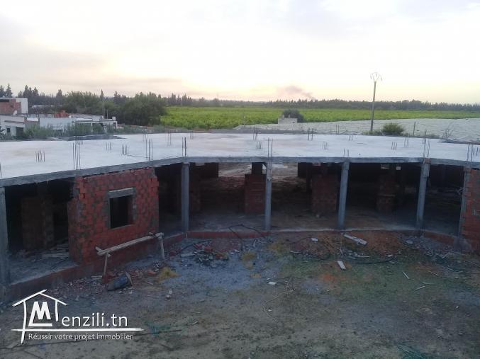 villa inachevée à mornag