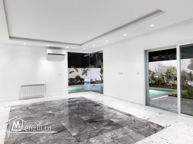 villa avec piscine vue mer