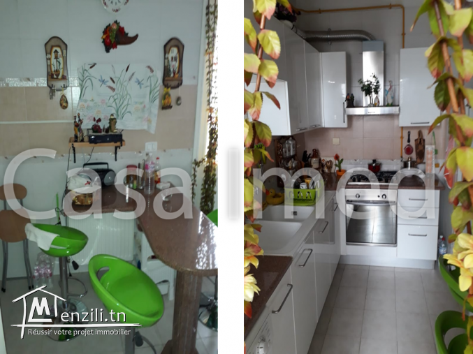 belle appartement S+3 à ras tabia