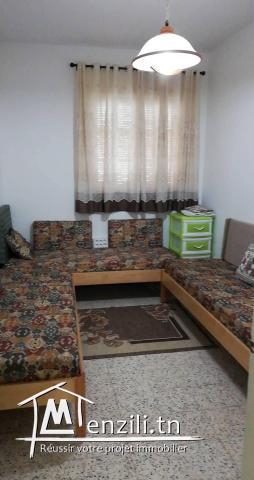 Alouer Aprt S+2 Meublé Situé à Cité MILAHA Aprt N°5 Etage1 Imm.AZIZA 4 ARIANA SUPERIEURE