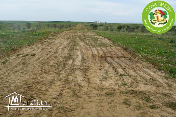 terrain de 250m² à 12 mille 10minute à kélibia