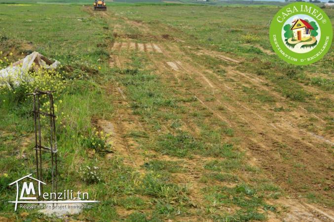 terrain de 250m² à 12 mille 10minute à kélibia