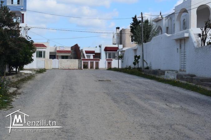 tél 26122779 أرض للبيع في المنصورة قليبية 336 م²