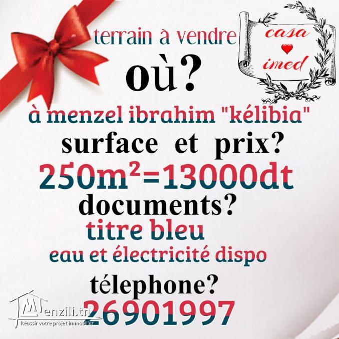 terrain à vendre à kélibia 13000dt******* 26901997