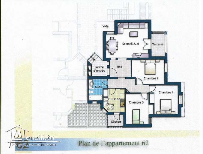 Appartement à 10 minutes de la plage Hammamet