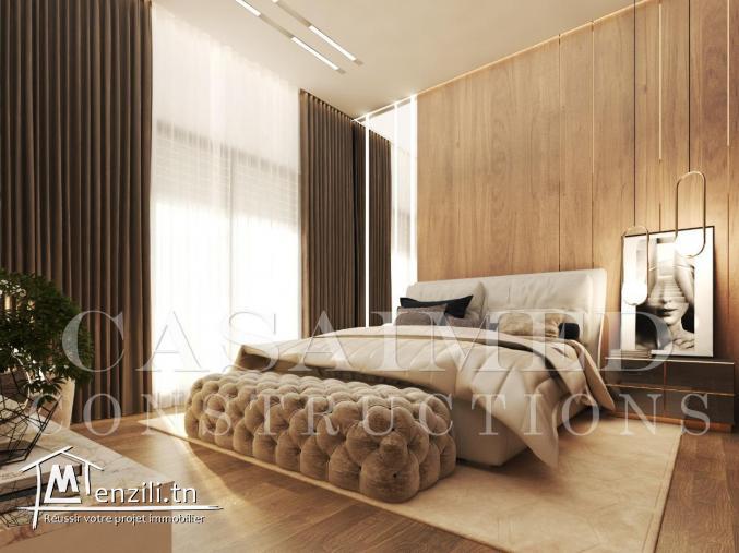 فيلا 400 م على البحر في طور الانجاز  tél 26122779