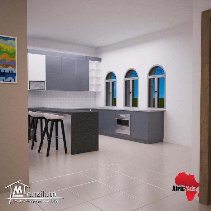 فيلا800 م على البحرفي طور الإنجاز