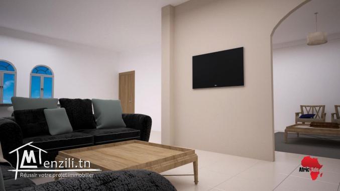 فيلا800 م على البحرفي طور الإنجاز