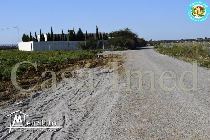 des terrains à hammamet 5km à yasmin hammamet