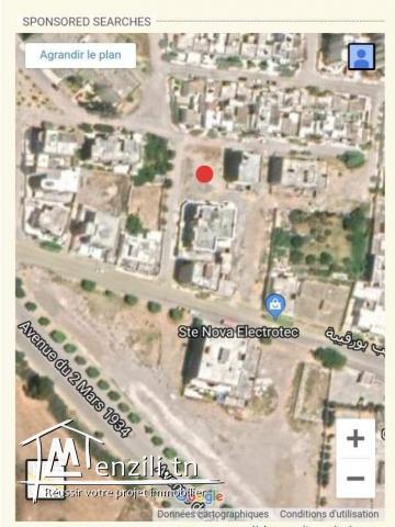 Terrain Mahdia hiboun 422 m2