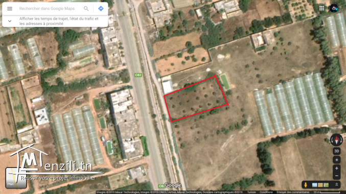 Terrain près de zone touristique Mahdia