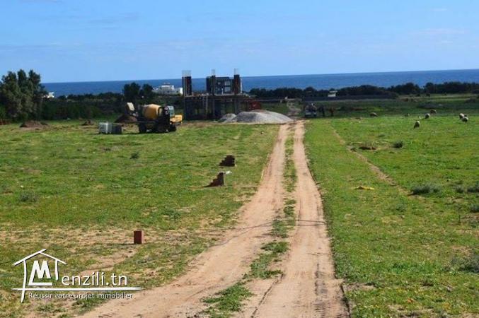 terrain à vendre 200m² et vue sur mer tél 26122779