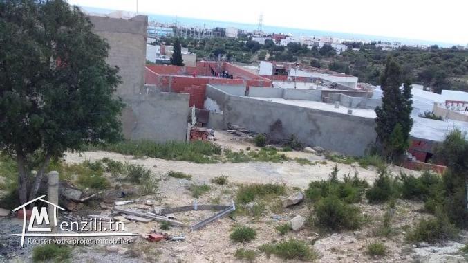 Cause d'épart vend terrain 620 m2 à Hammamet