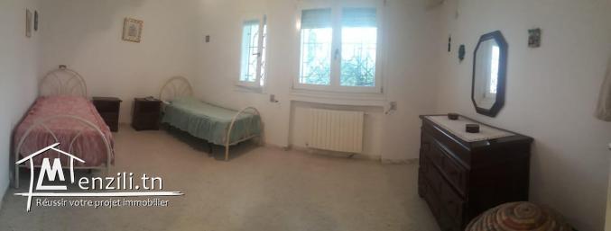 S+2 meublé avec jardin à Ennasr