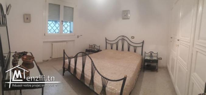 S+2 meublé avec jardin à Ennasr