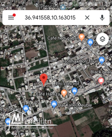 Terrain à vendre borj twil