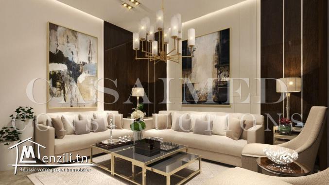 فيلا ذو طابقين 400م على البحر في طور الإنجاز