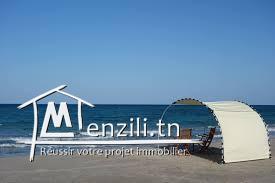 أرض على البحر في قليبية كركوان tél 26122779