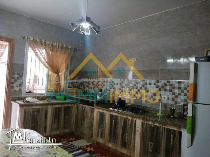 A vendre- Maison de 130 m² sur un terrain de 207 m²- Jbal Dar Waja Mahdia