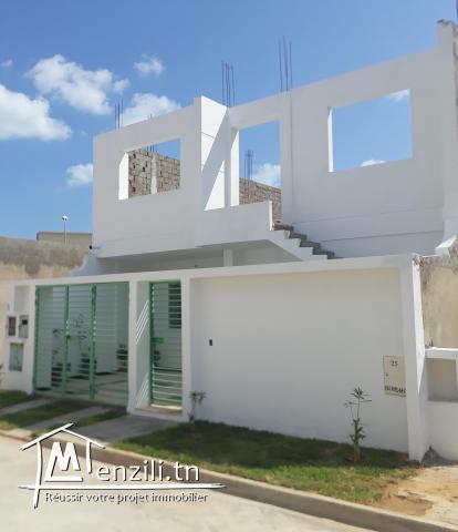 A vendre belle villa s+3 T.F individuel