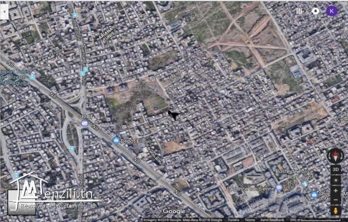 A vendre terrain 310m2 a cité ennassim ariana