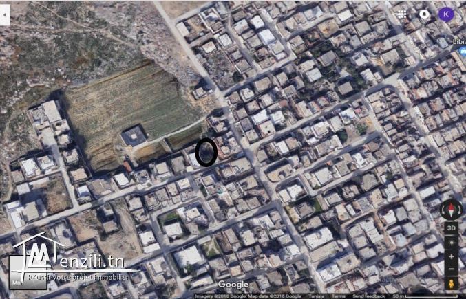 A vendre terrain 310m2 a cité ennassim ariana