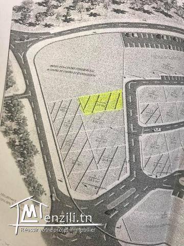 Un terrain à vendre au Lotissement Houria Borj Cedria