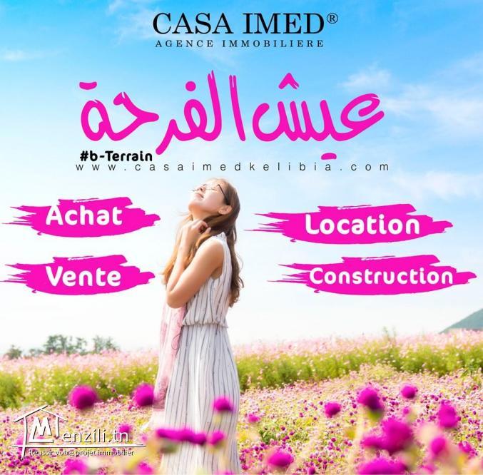 Terrain à hammamet 6 km de yasmine hammamet