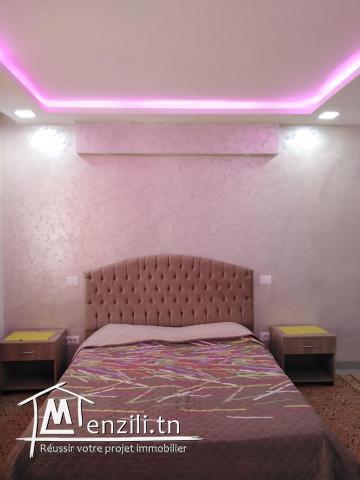 étage de villa en s 2 meublé de 90 m2